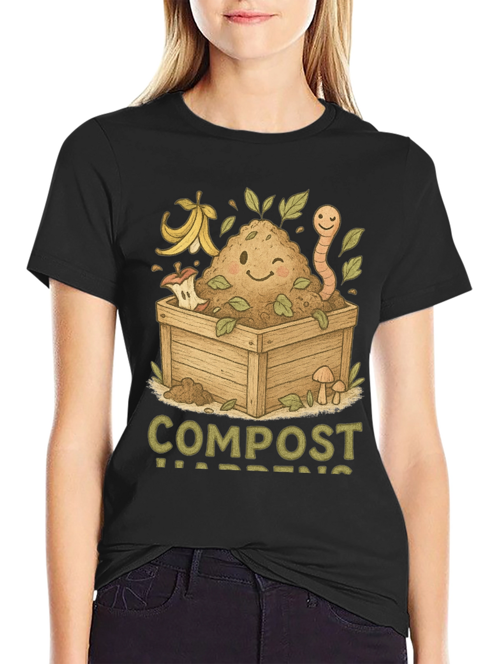 Compost Happens T-Shirt - Earth Friendly Tee