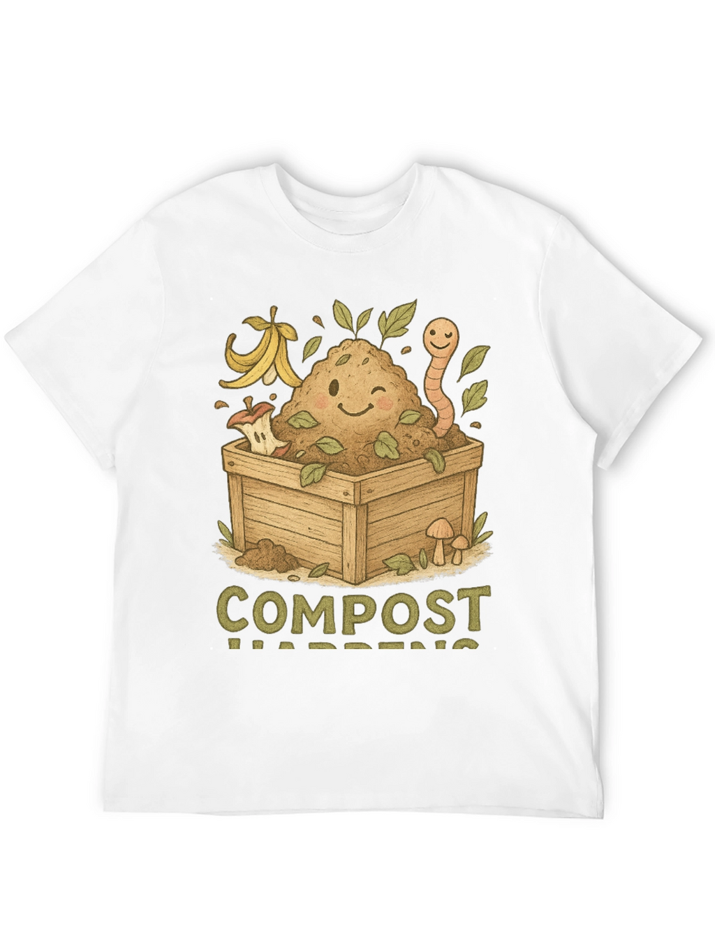 Compost Happens T-Shirt - Earth Friendly Tee