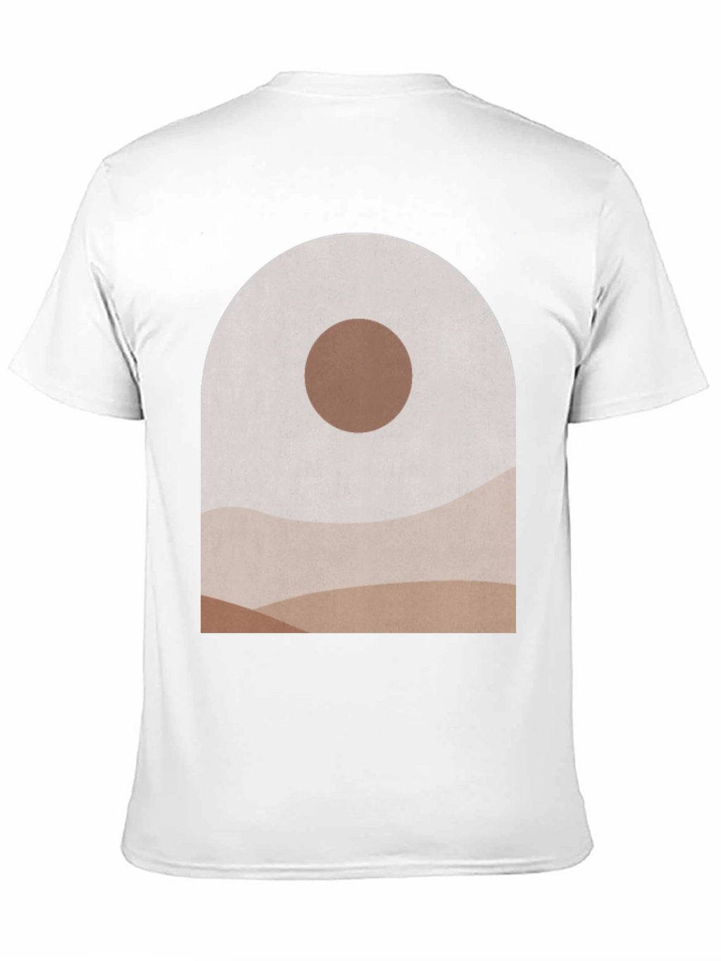Abstract Landscape Graphic Tee - Modern Art T-Shirt