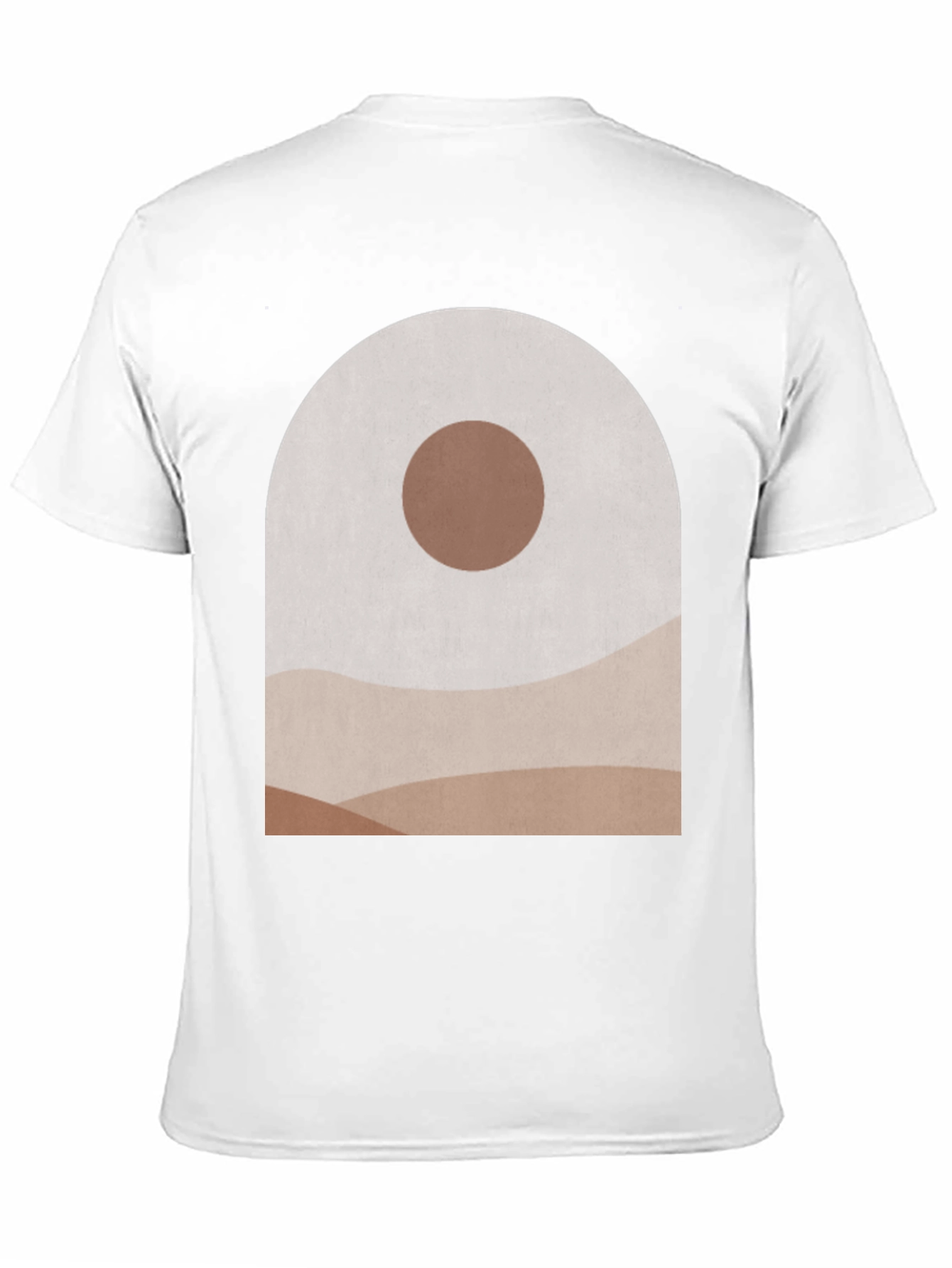 Abstract Landscape Graphic Tee - Modern Art T-Shirt