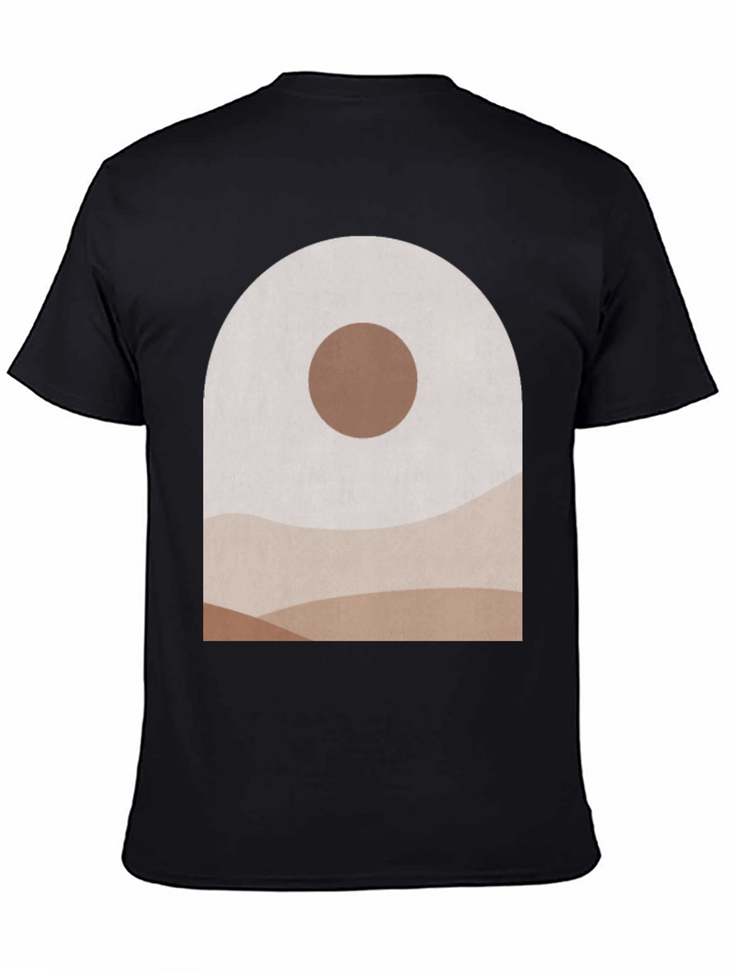 Abstract Landscape Graphic Tee - Modern Art T-Shirt