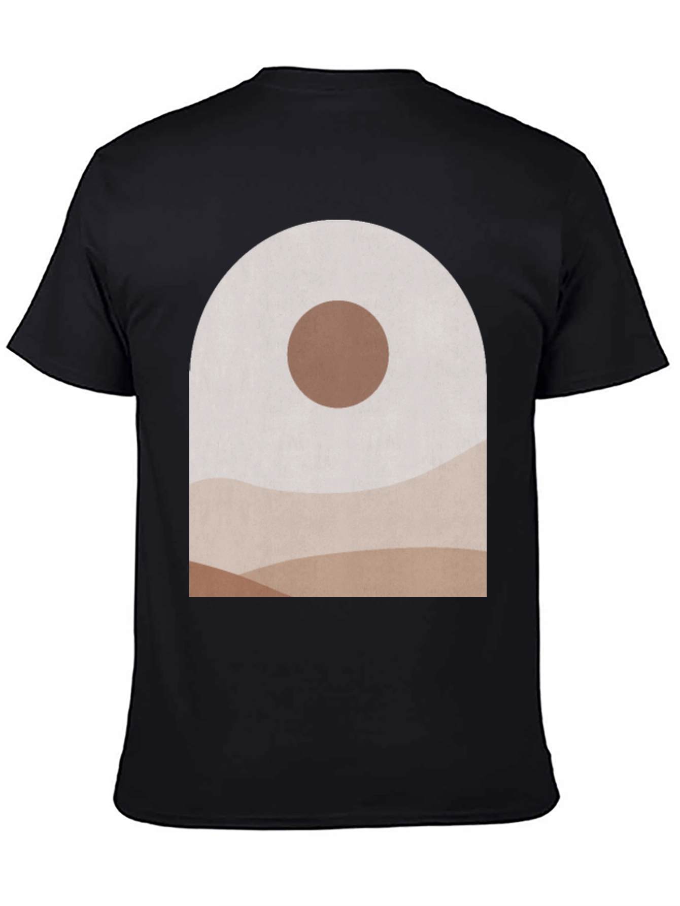 Abstract Landscape Graphic Tee - Modern Art T-Shirt