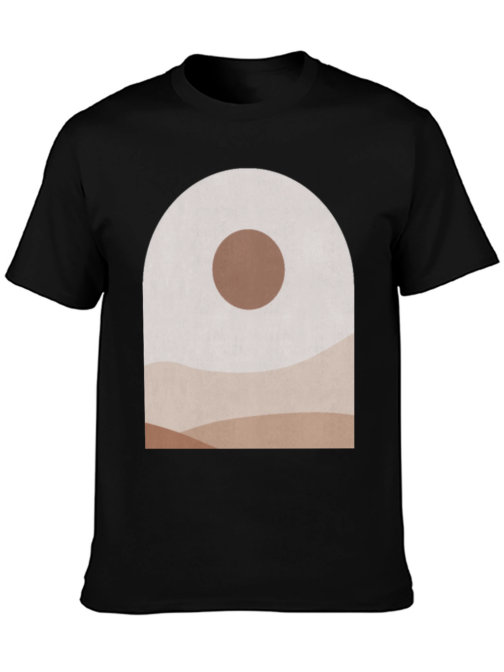 Abstract Landscape Graphic Tee - Modern Art T-Shirt