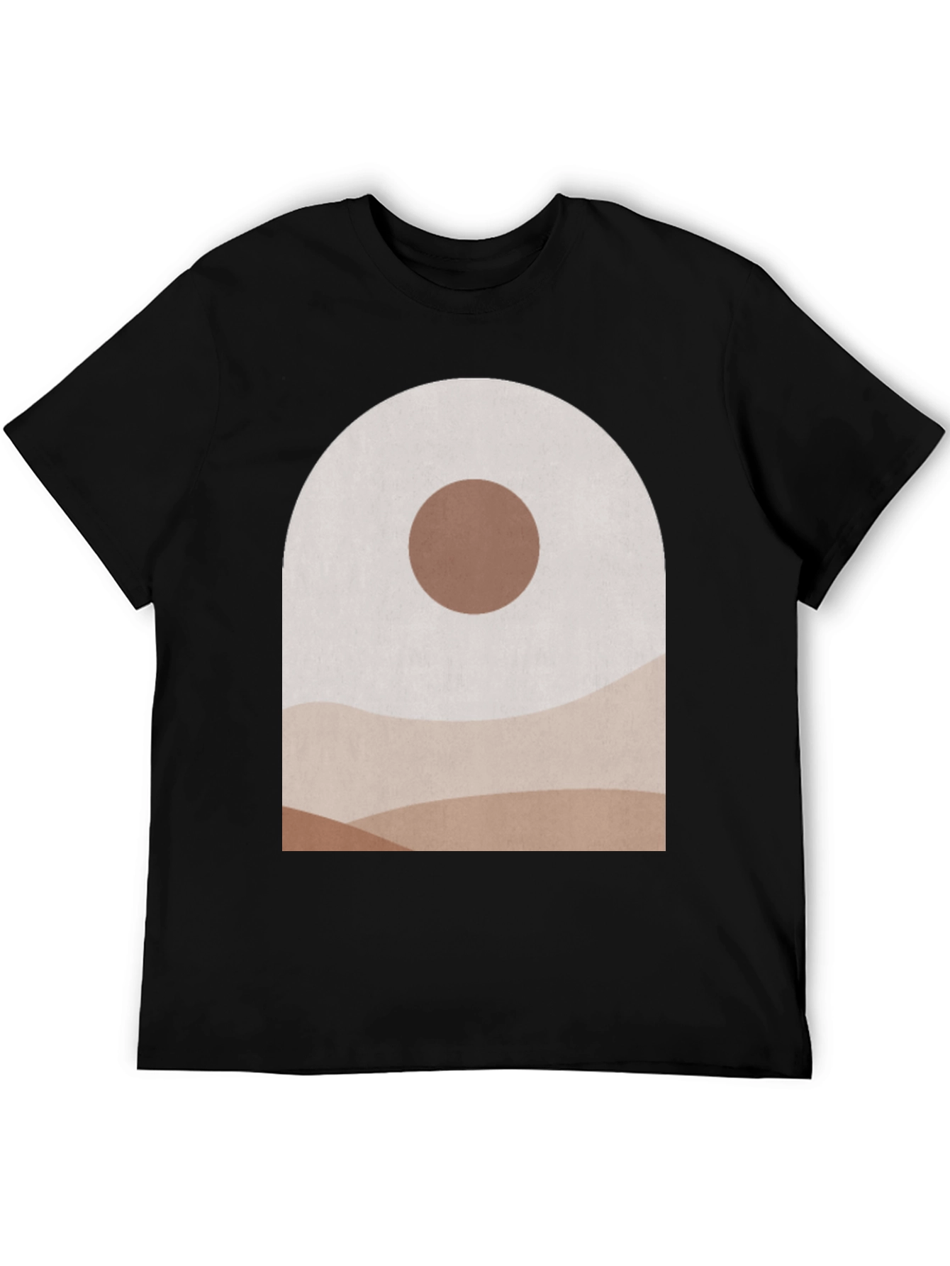 Abstract Landscape Graphic Tee - Modern Art T-Shirt