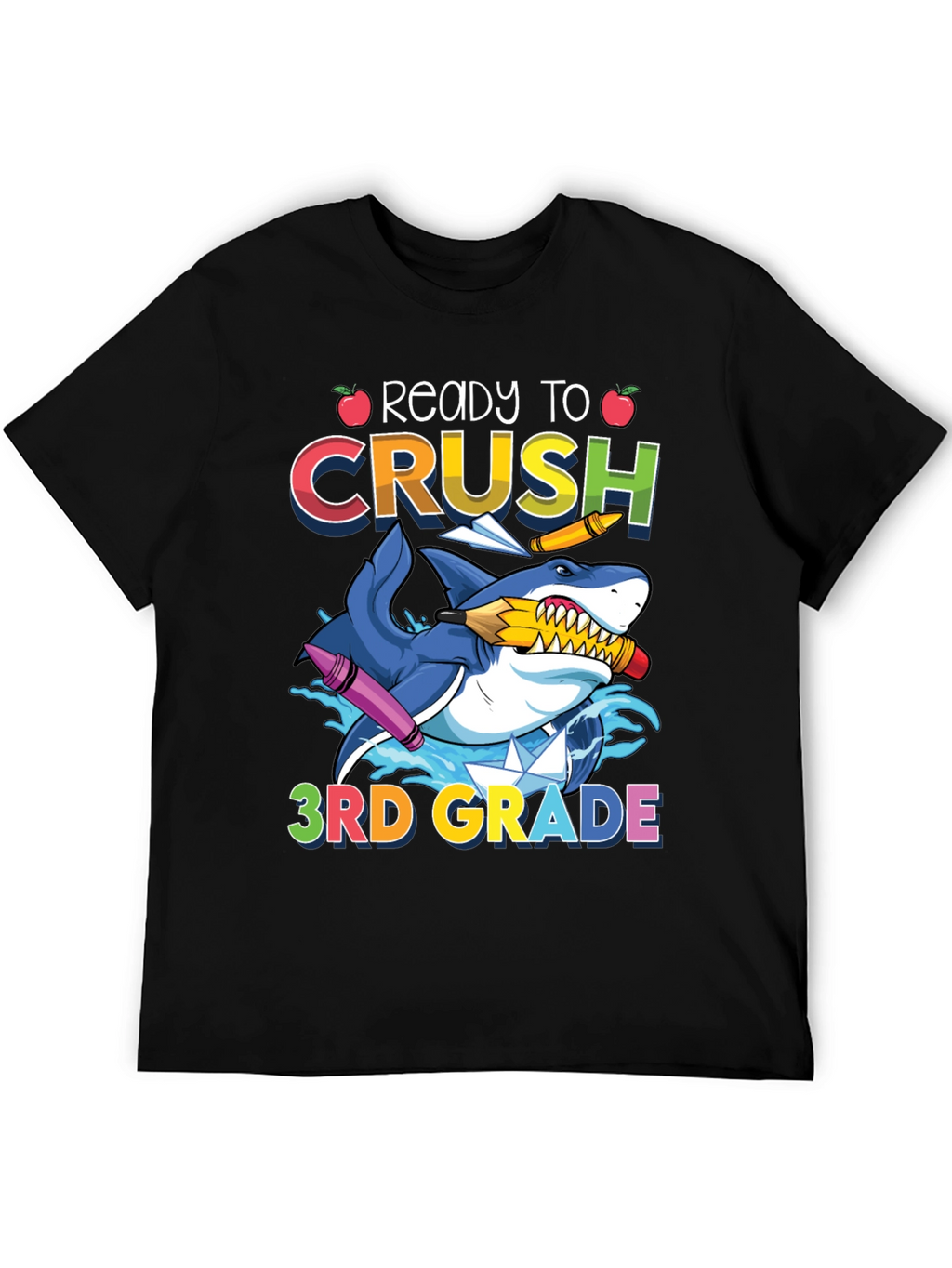 Ready to Crush 3rd Grade Shark T-Shirt