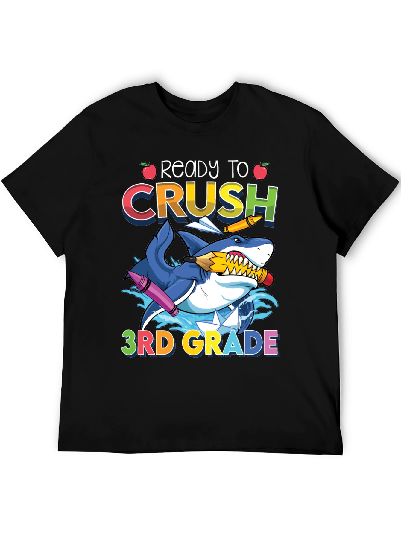 Ready to Crush 3rd Grade Shark T-Shirt