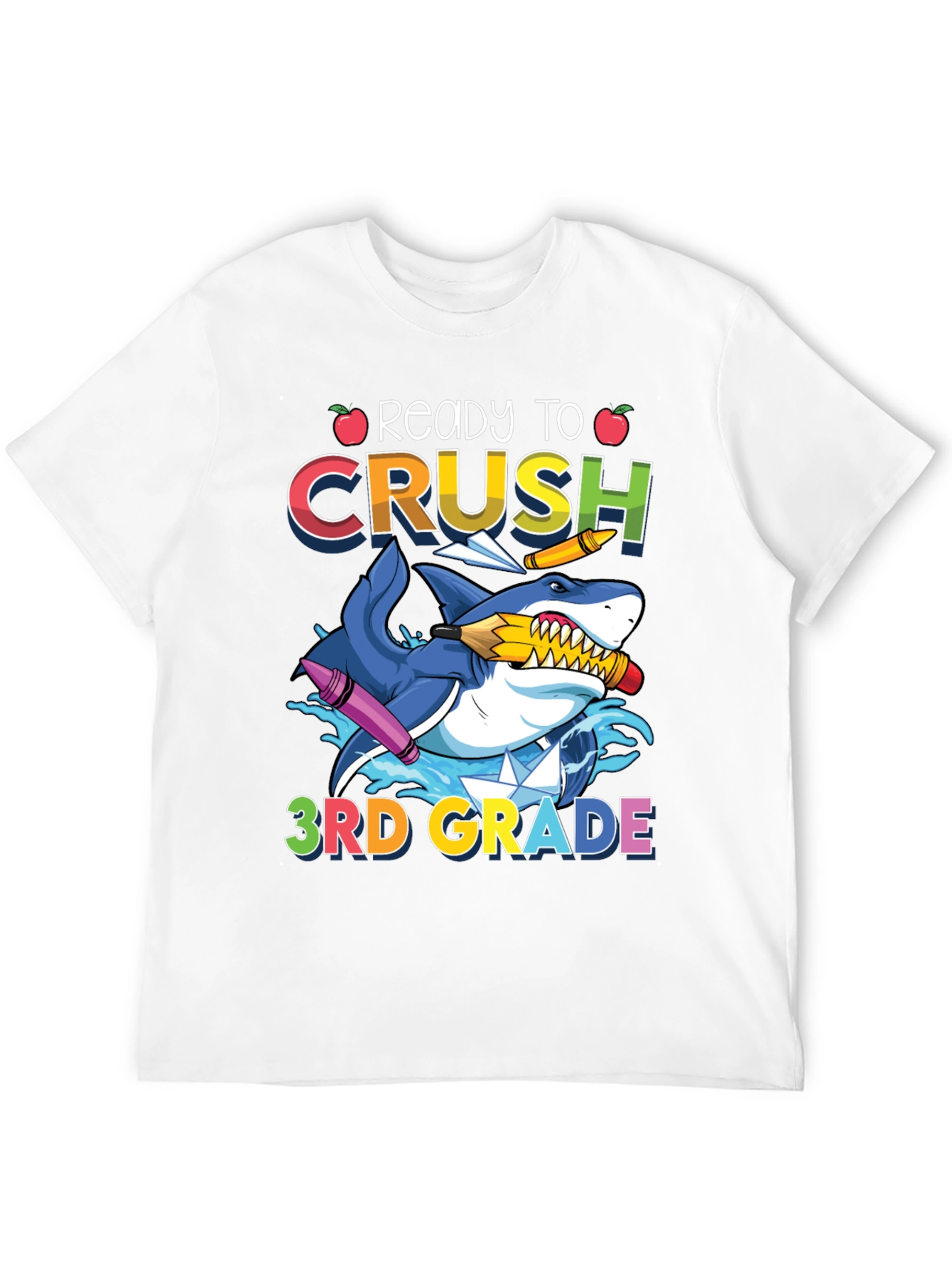 Ready to Crush 3rd Grade Shark T-Shirt