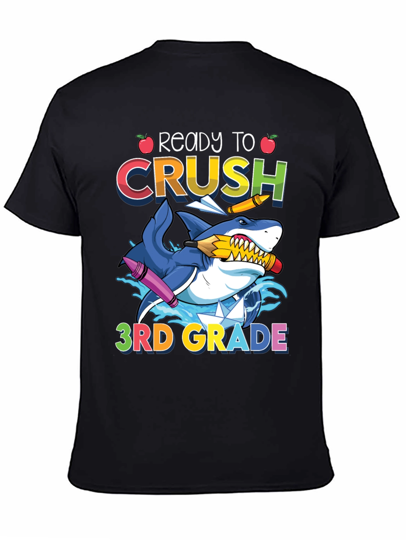 Ready to Crush 3rd Grade Shark T-Shirt