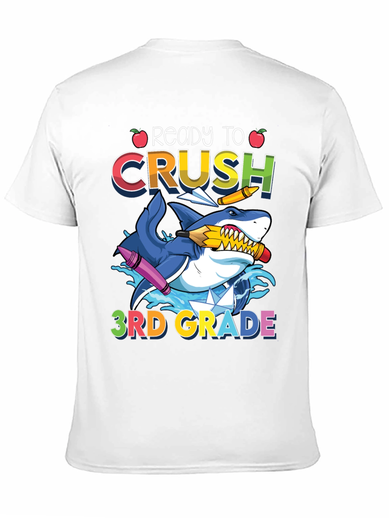 Ready to Crush 3rd Grade Shark T-Shirt