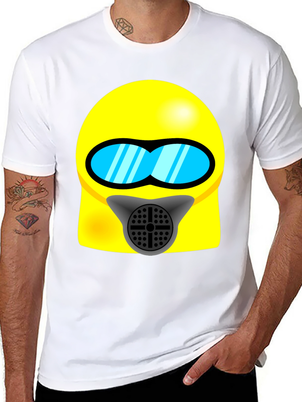 Cartoon Hazmat Suit T-Shirt