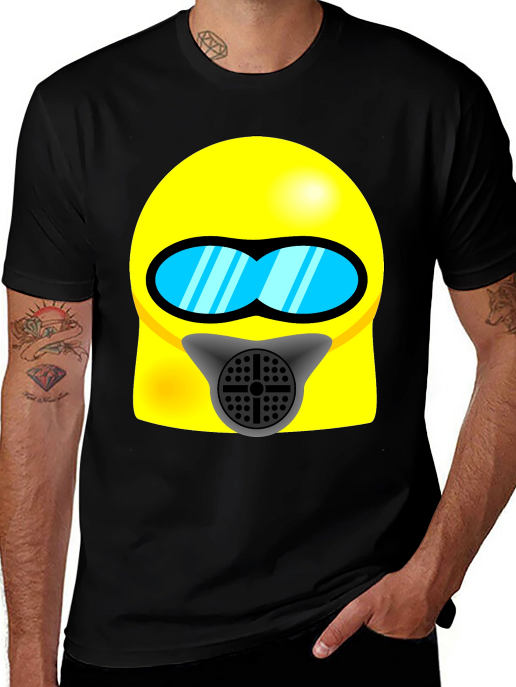 Cartoon Hazmat Suit T-Shirt