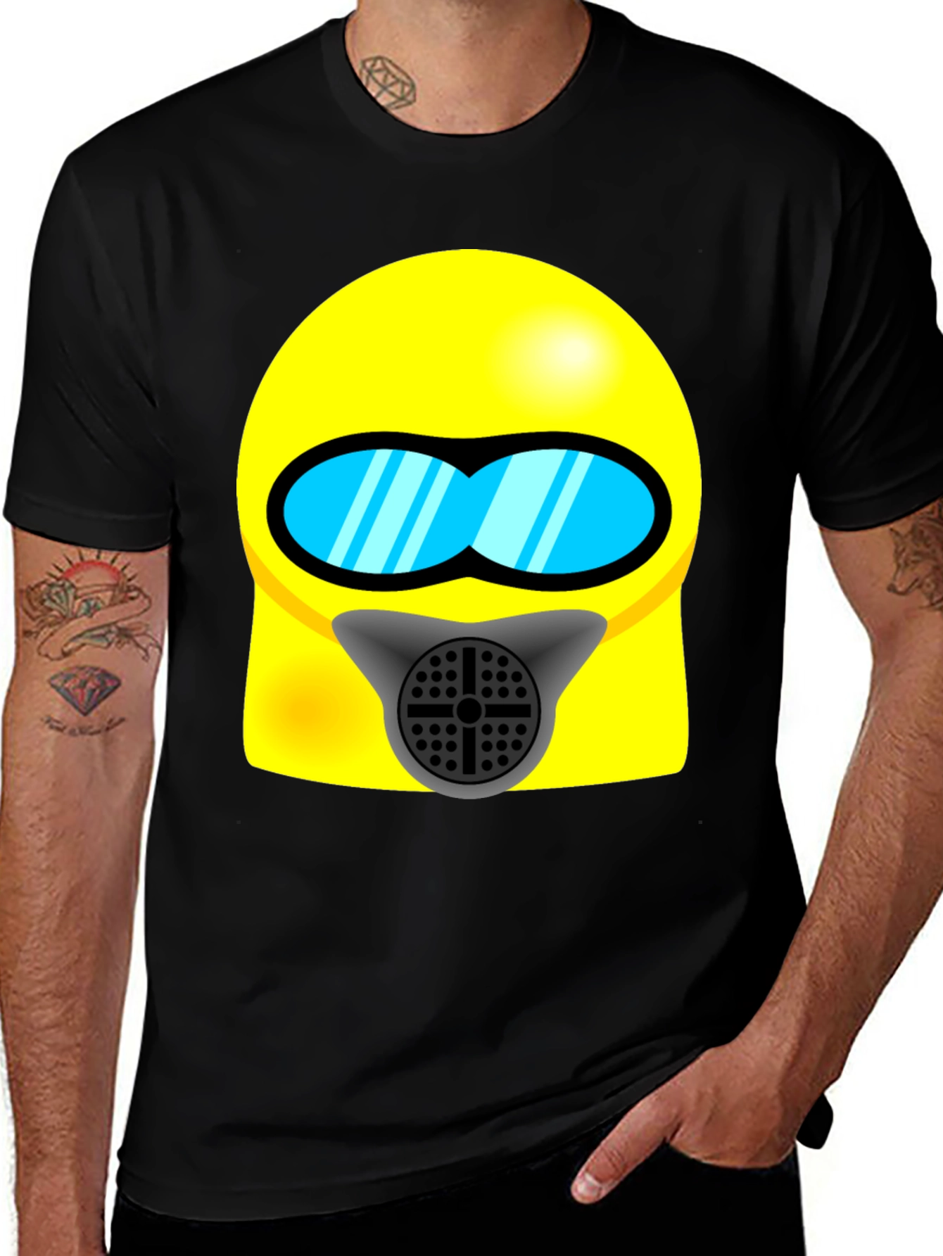 Cartoon Hazmat Suit T-Shirt