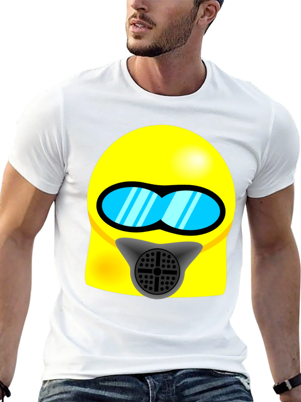 Cartoon Hazmat Suit T-Shirt