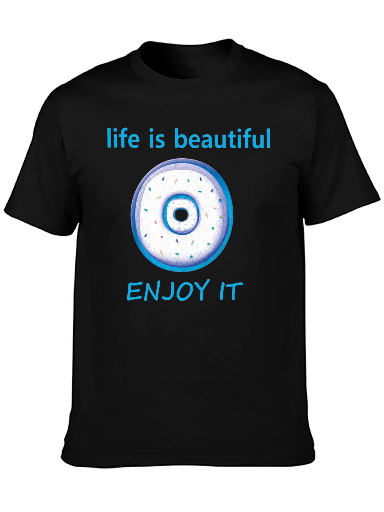 Life is Beautiful Donut Graphic Tee