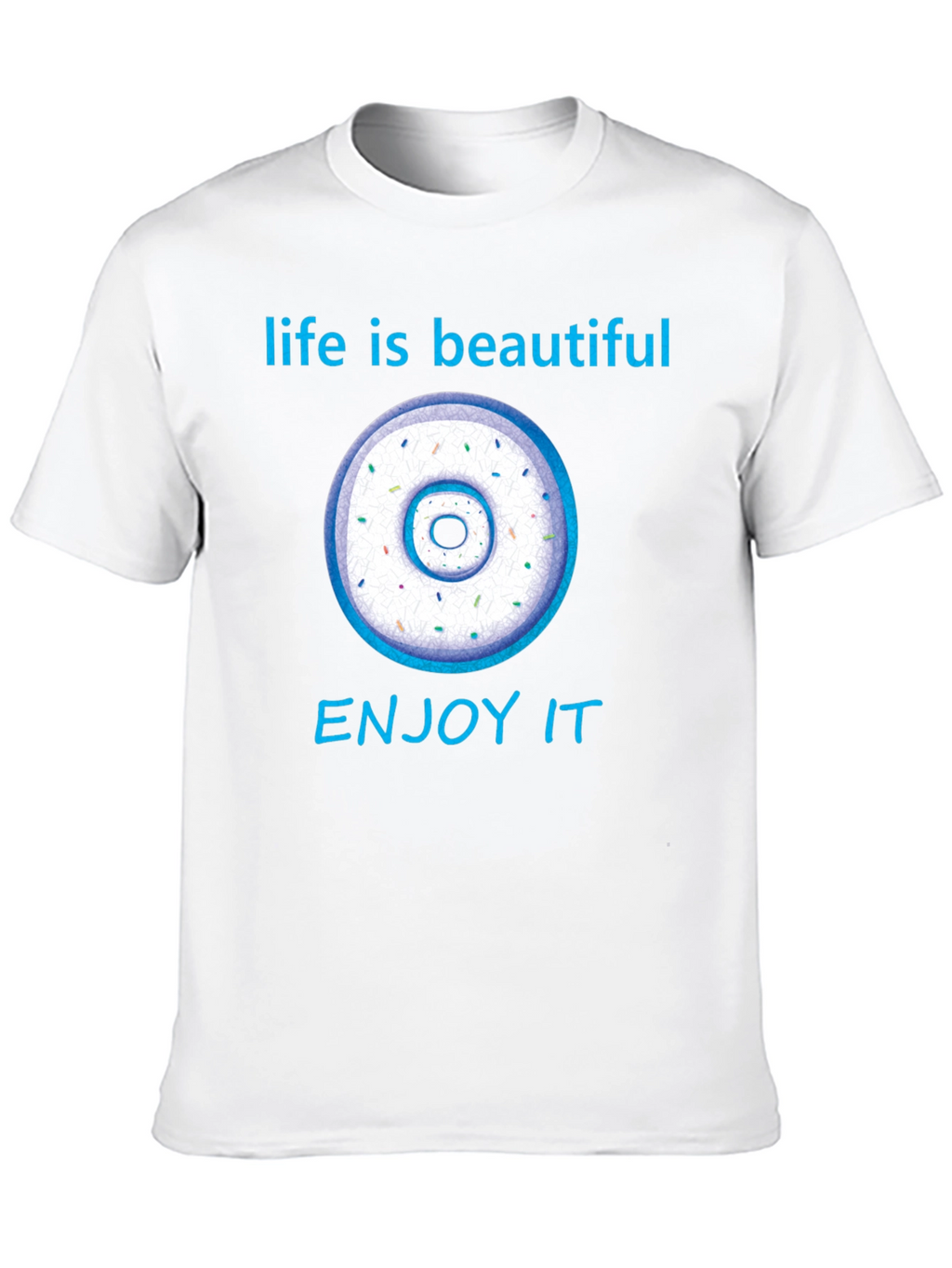 Life is Beautiful Donut Graphic Tee