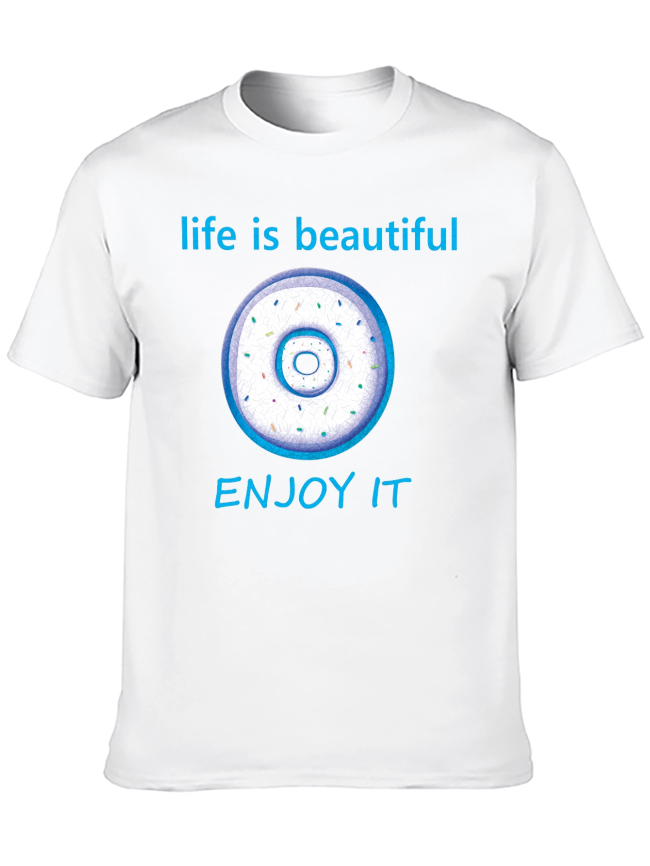 Life is Beautiful Donut Graphic Tee