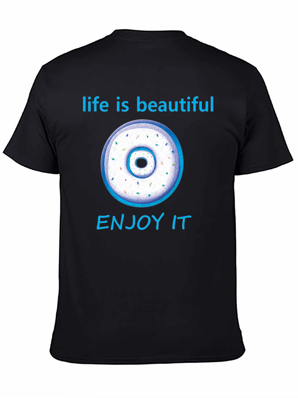 Life is Beautiful Donut Graphic Tee