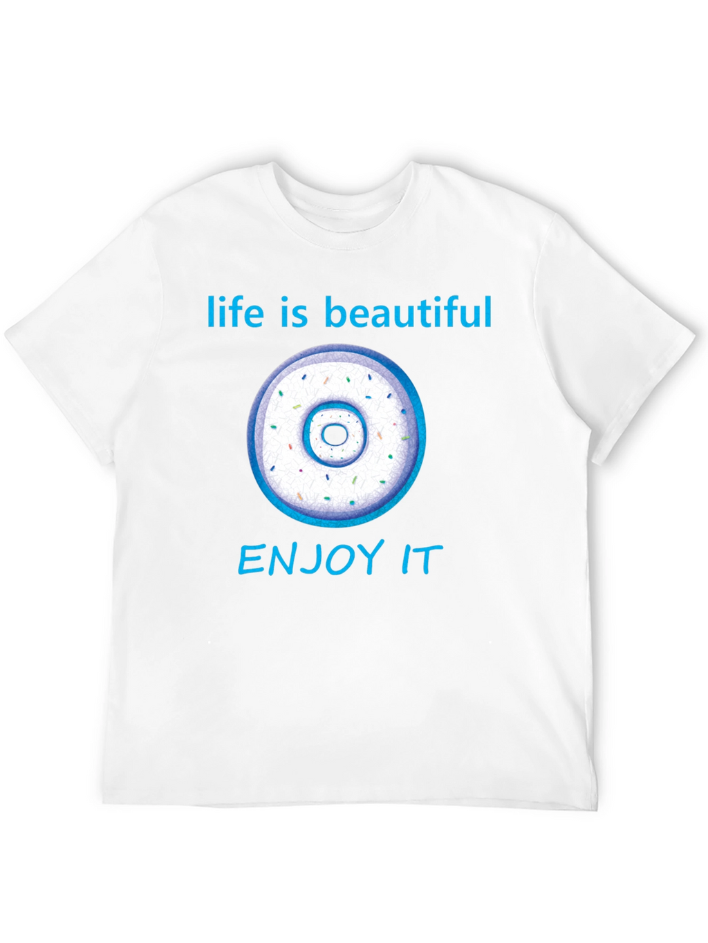 Life is Beautiful Donut Graphic Tee
