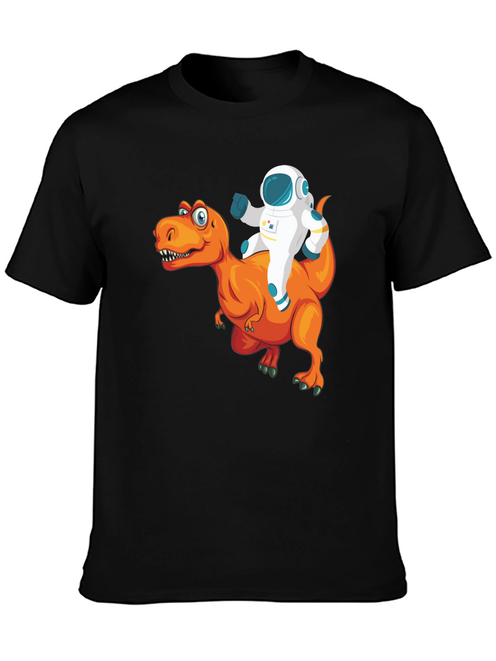 Astronaut Riding a Dinosaur T-Shirt - Funny Graphic Tee