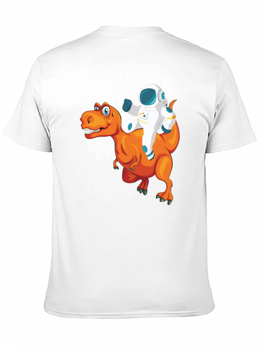 Astronaut Riding a Dinosaur T-Shirt - Funny Graphic Tee