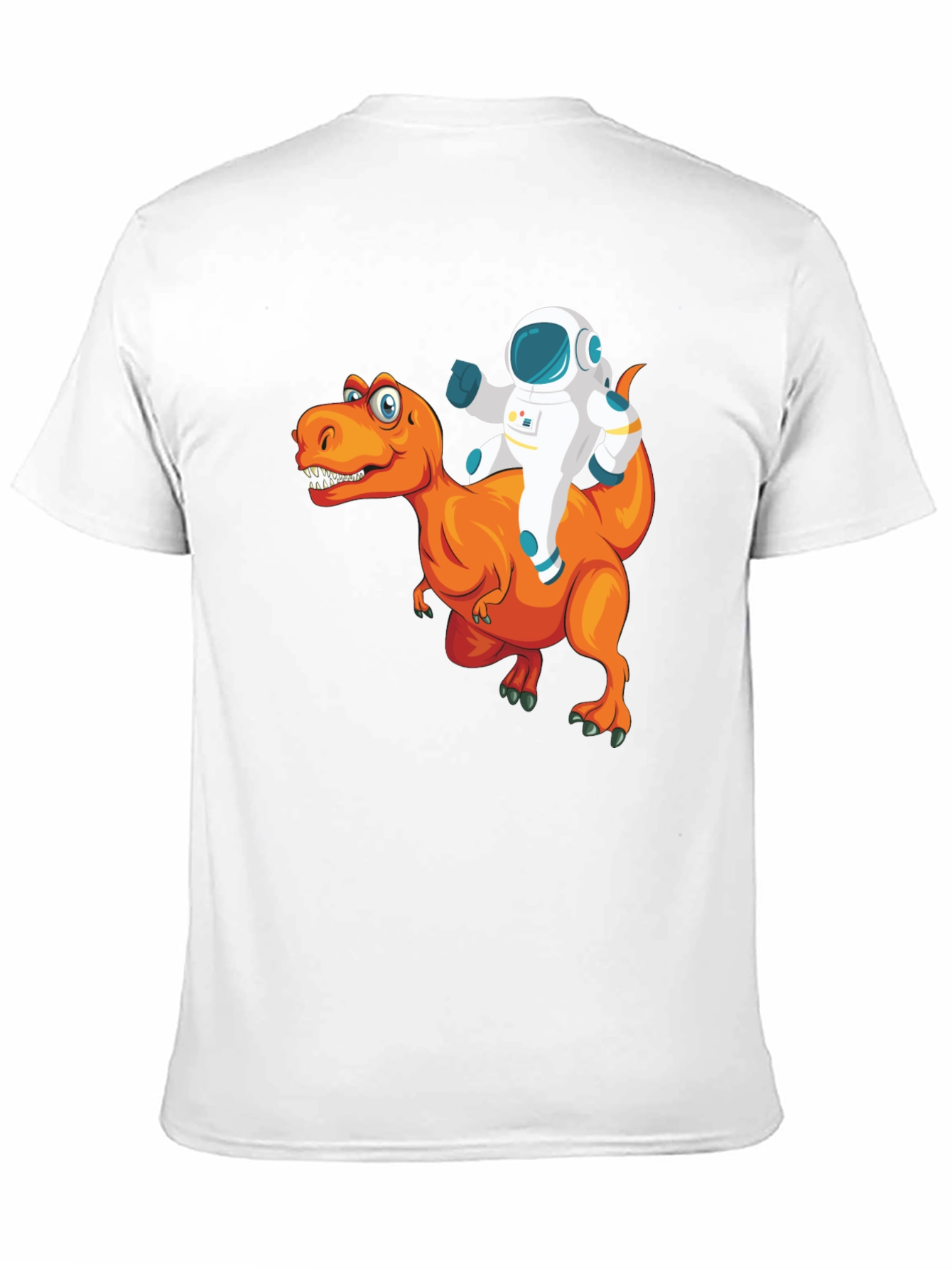 Astronaut Riding a Dinosaur T-Shirt - Funny Graphic Tee