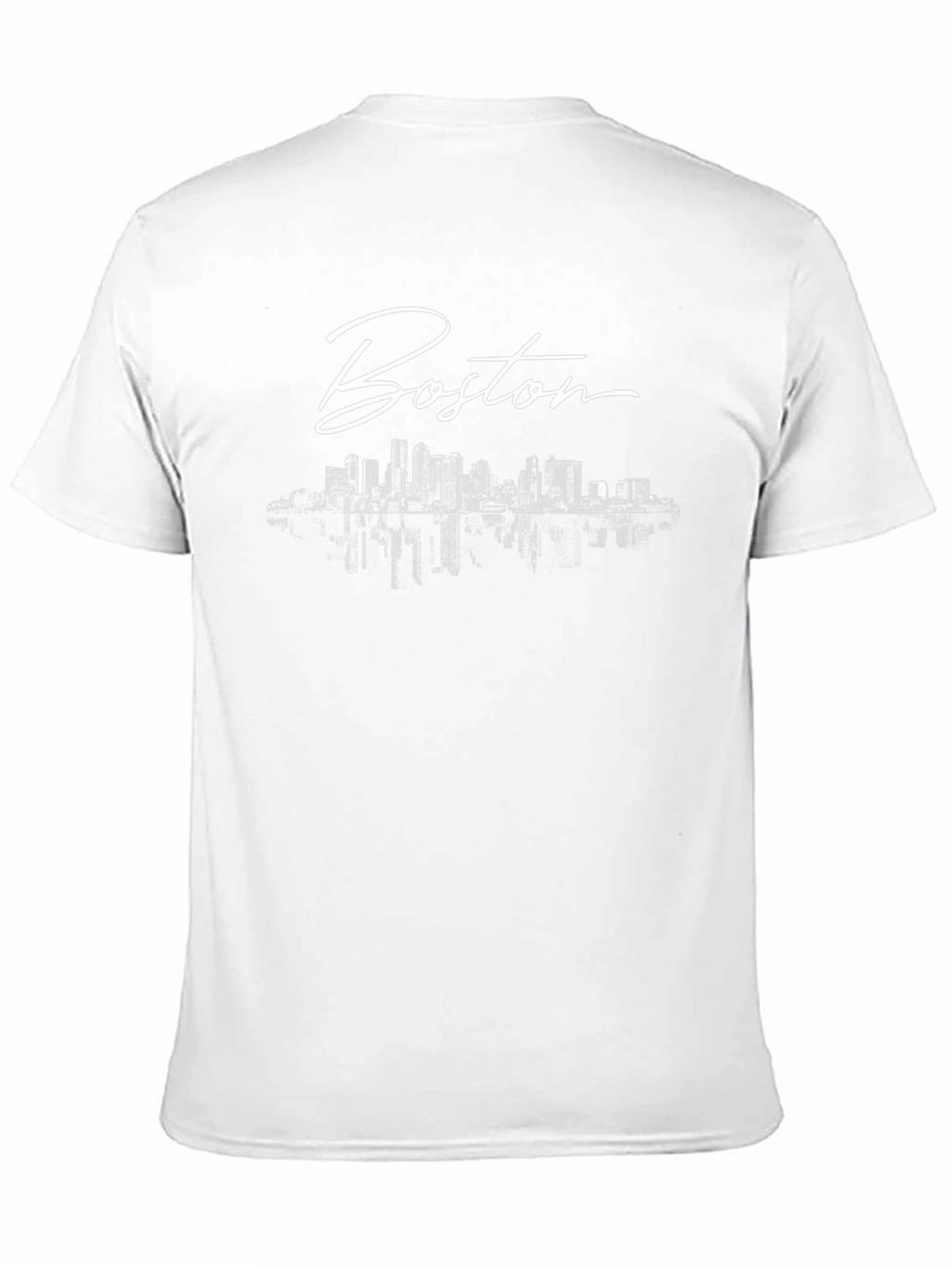 Boston Skyline T-Shirt - Cityscape Graphic Tee