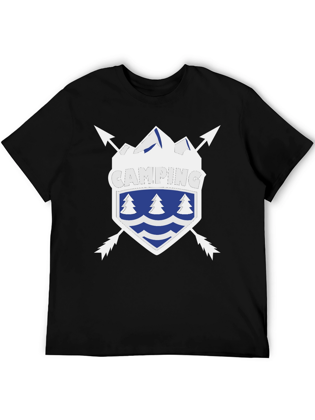 Camping Shield Graphic Tee - Adventure Ready