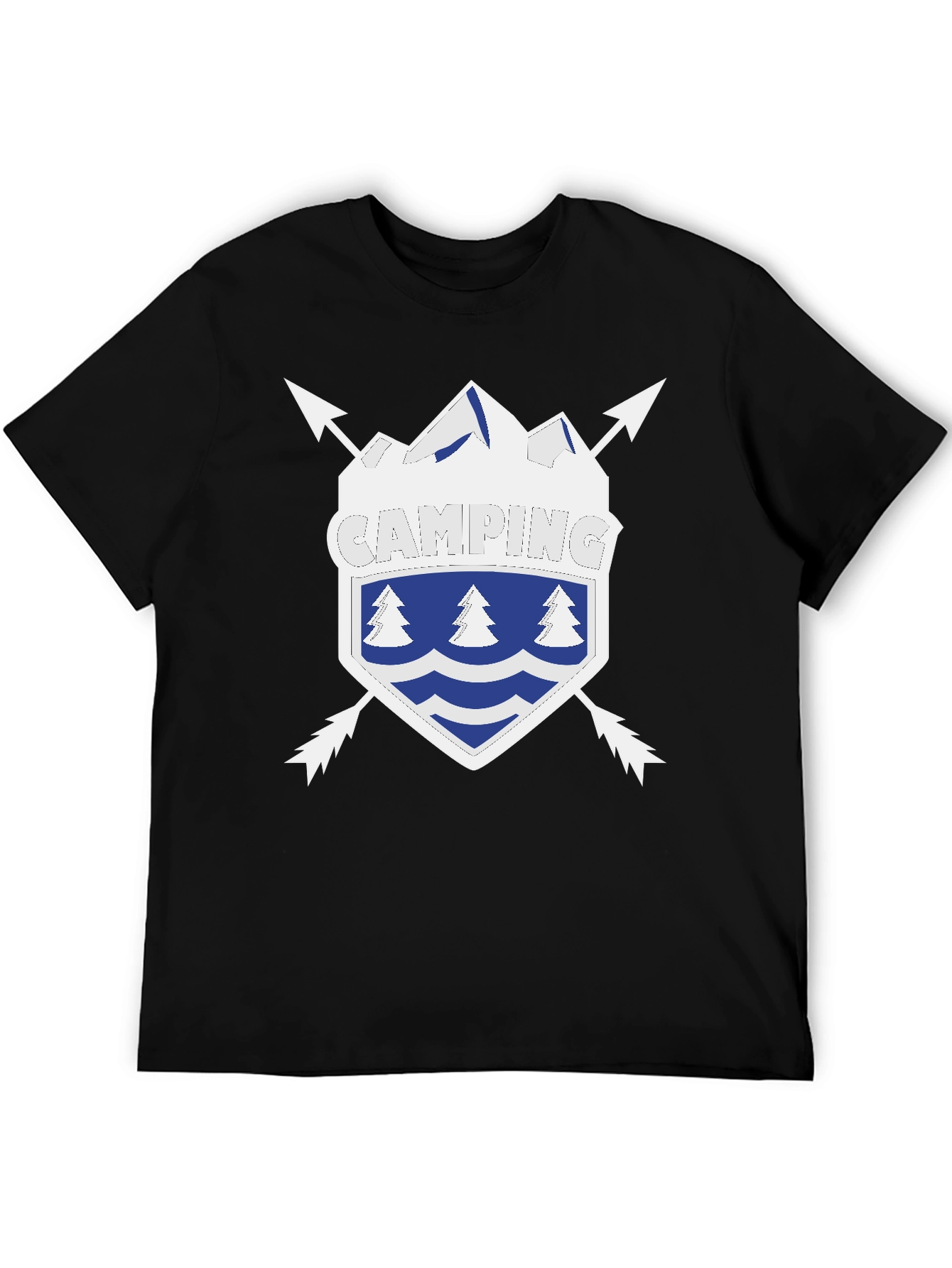Camping Shield Graphic Tee - Adventure Ready