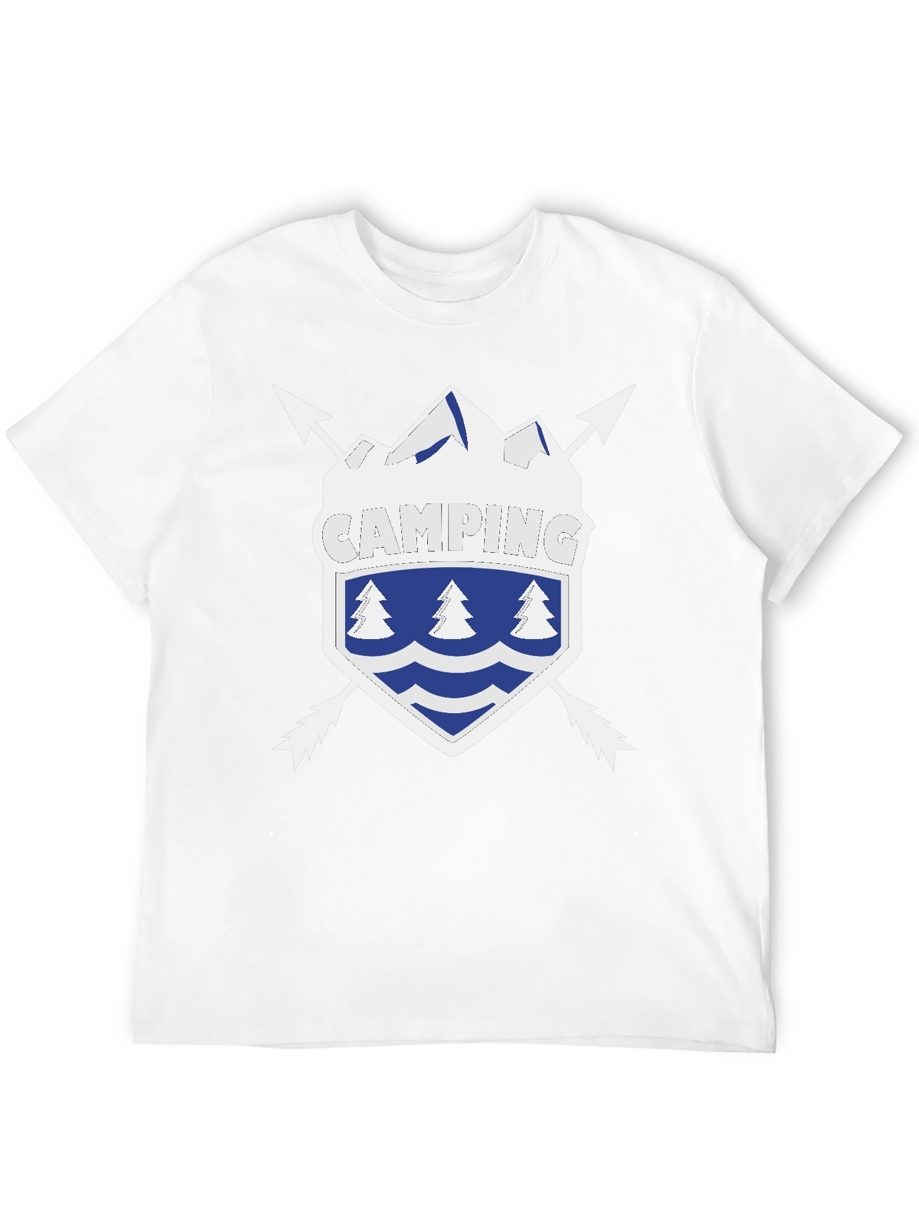Camping Shield Graphic Tee - Adventure Ready