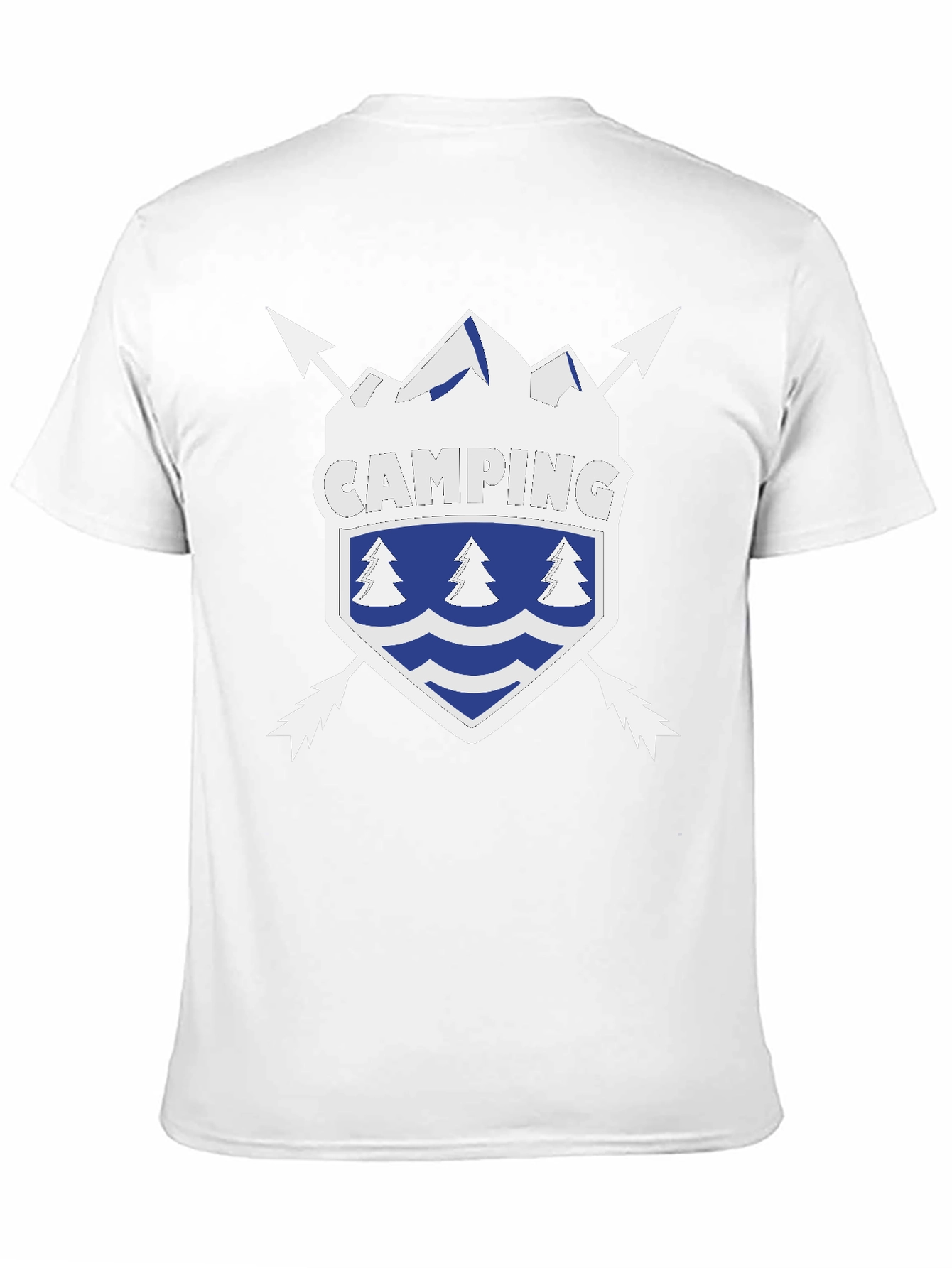 Camping Shield Graphic Tee - Adventure Ready