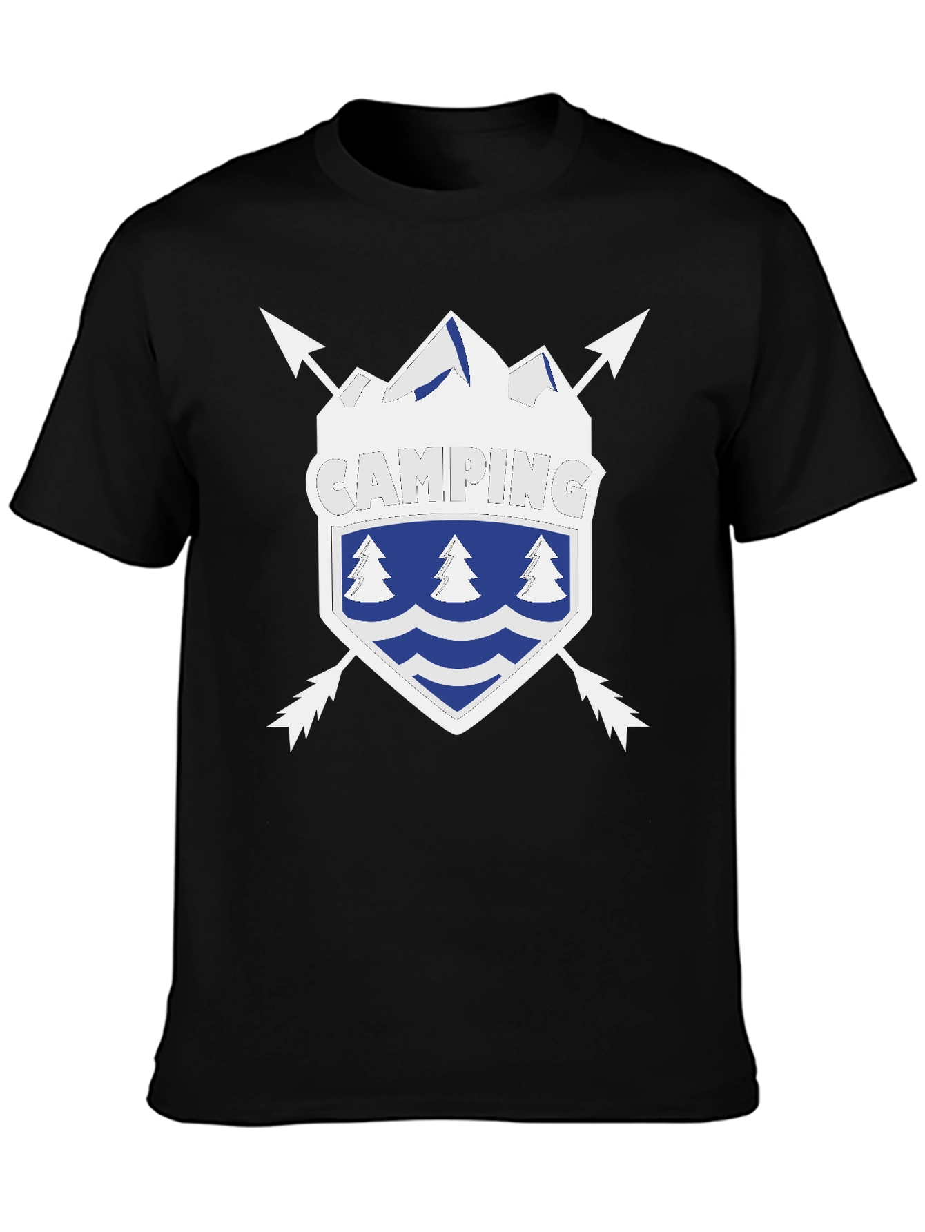 Camping Shield Graphic Tee - Adventure Ready