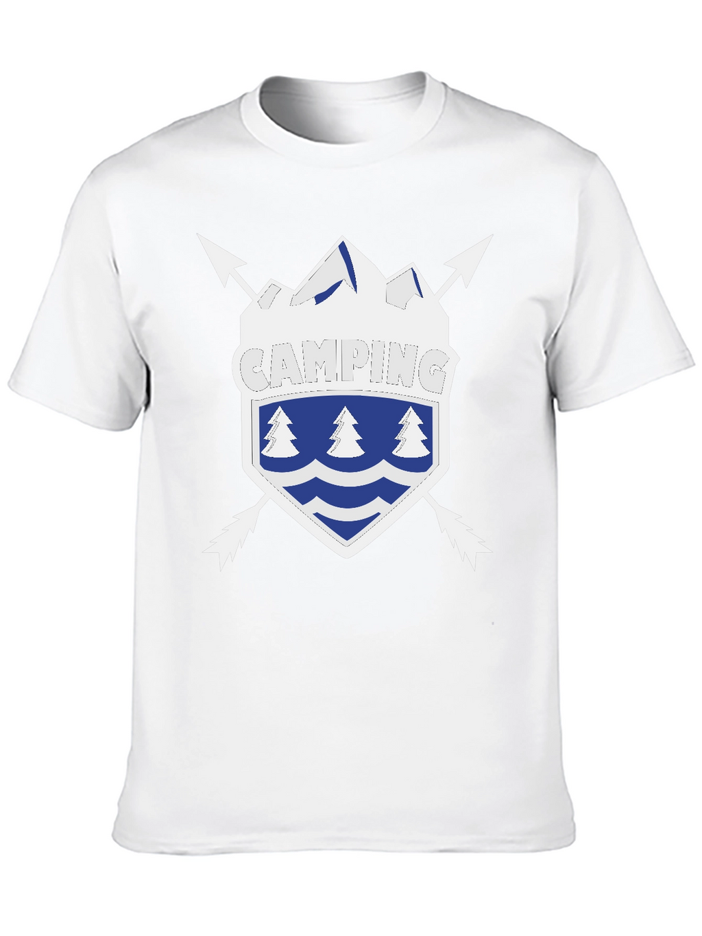 Camping Shield Graphic Tee - Adventure Ready