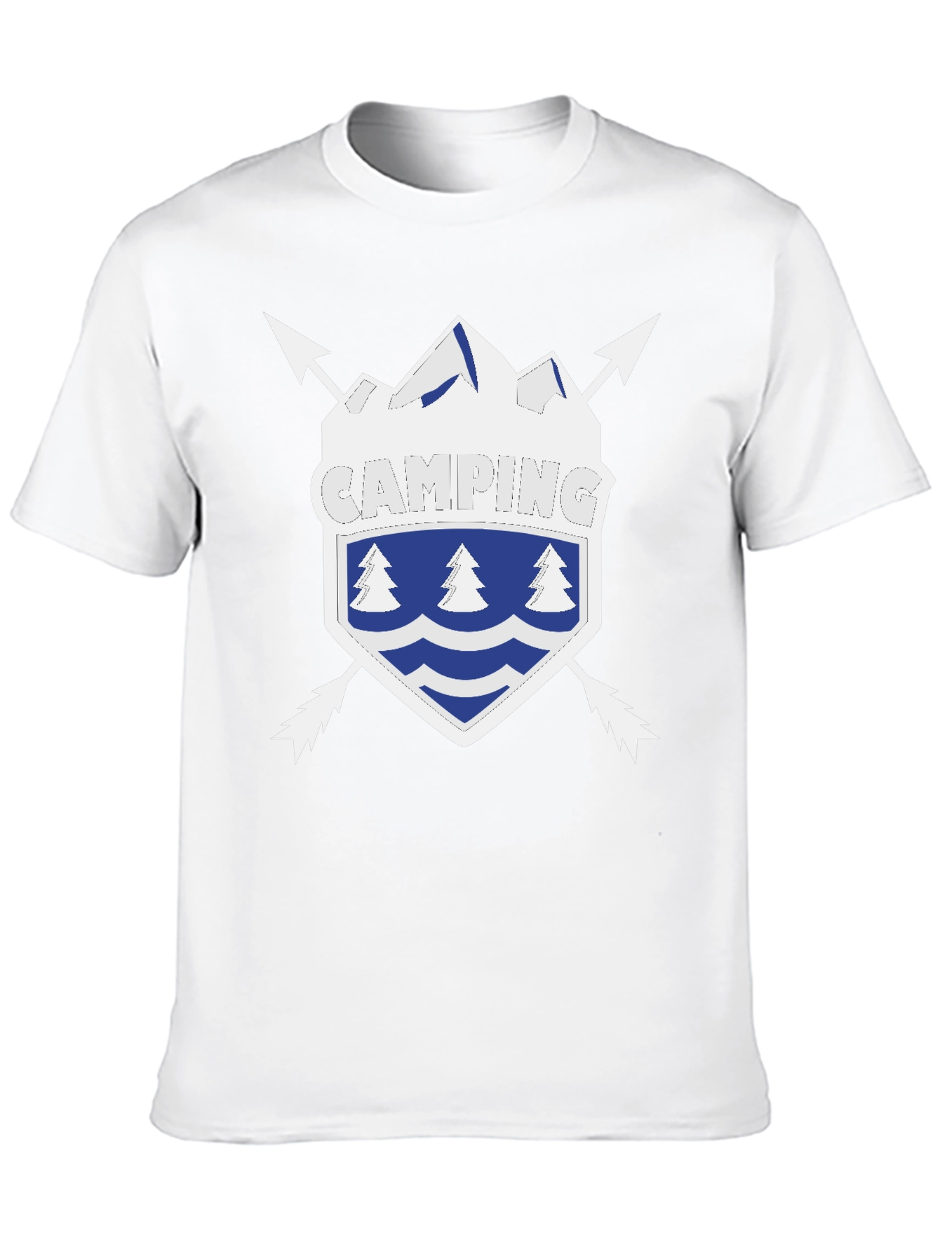 Camping Shield Graphic Tee - Adventure Ready