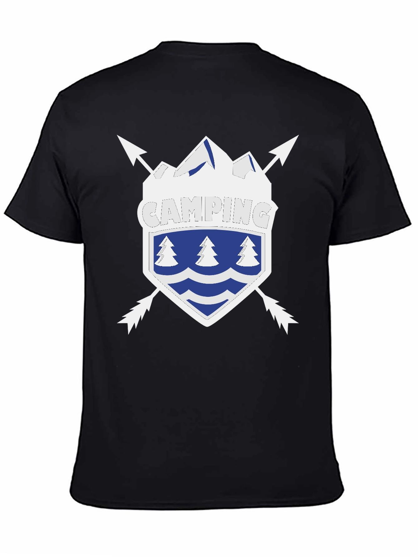Camping Shield Graphic Tee - Adventure Ready