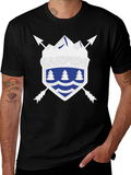Camping Shield Graphic Tee - Adventure Ready