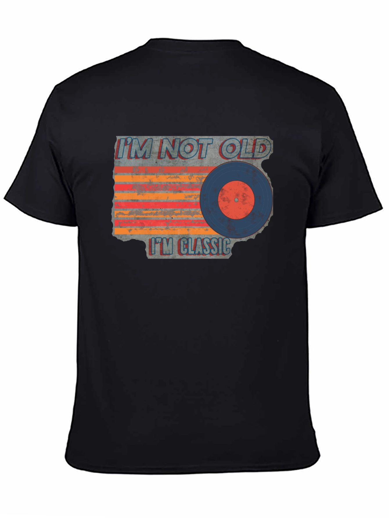 Classic Vinyl Record Graphic T-Shirt