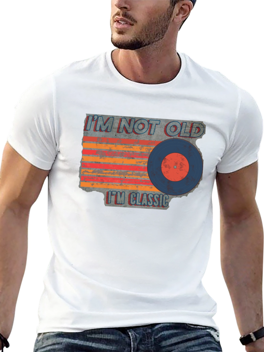 Classic Vinyl Record Graphic T-Shirt