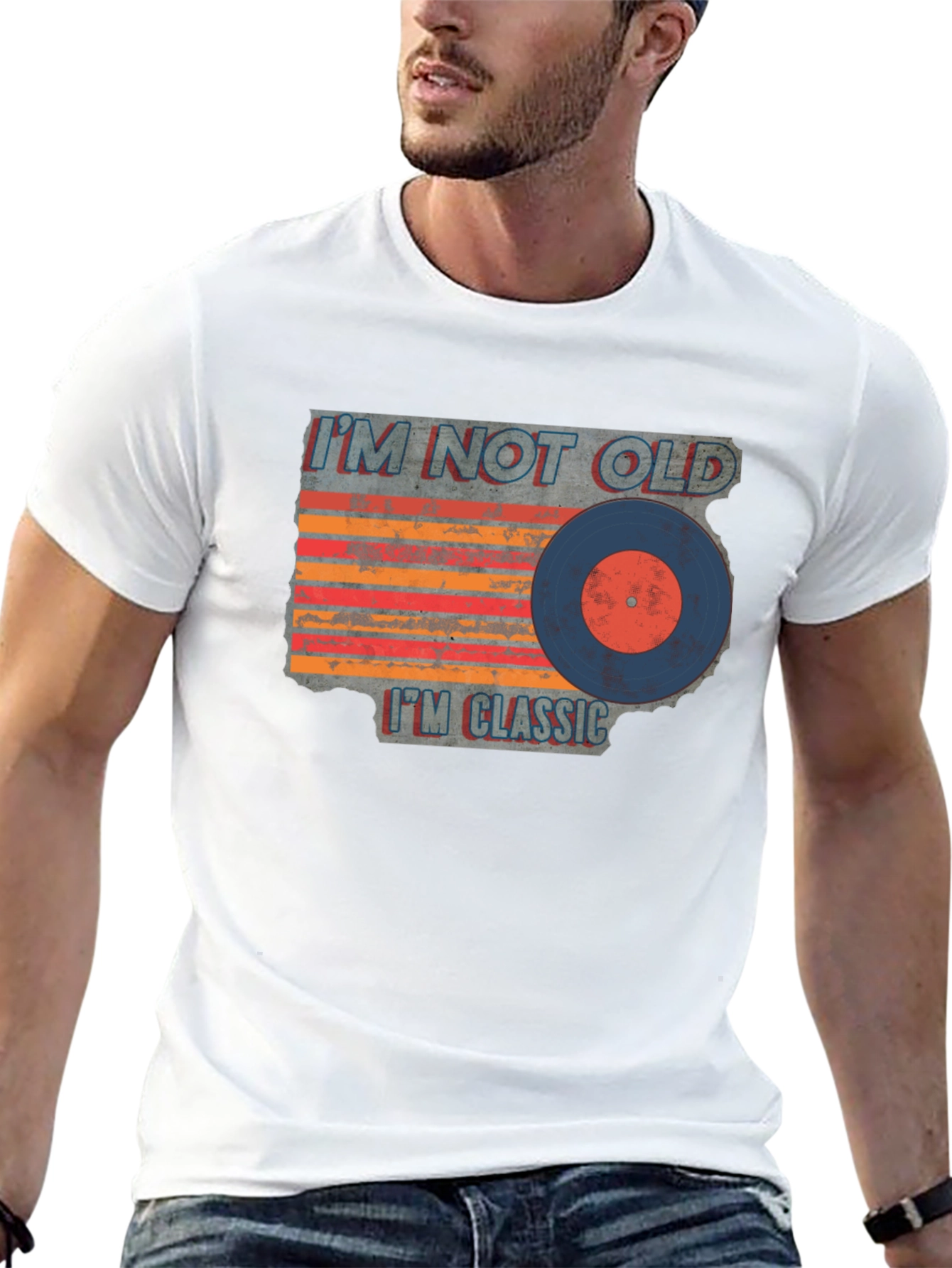 Classic Vinyl Record Graphic T-Shirt