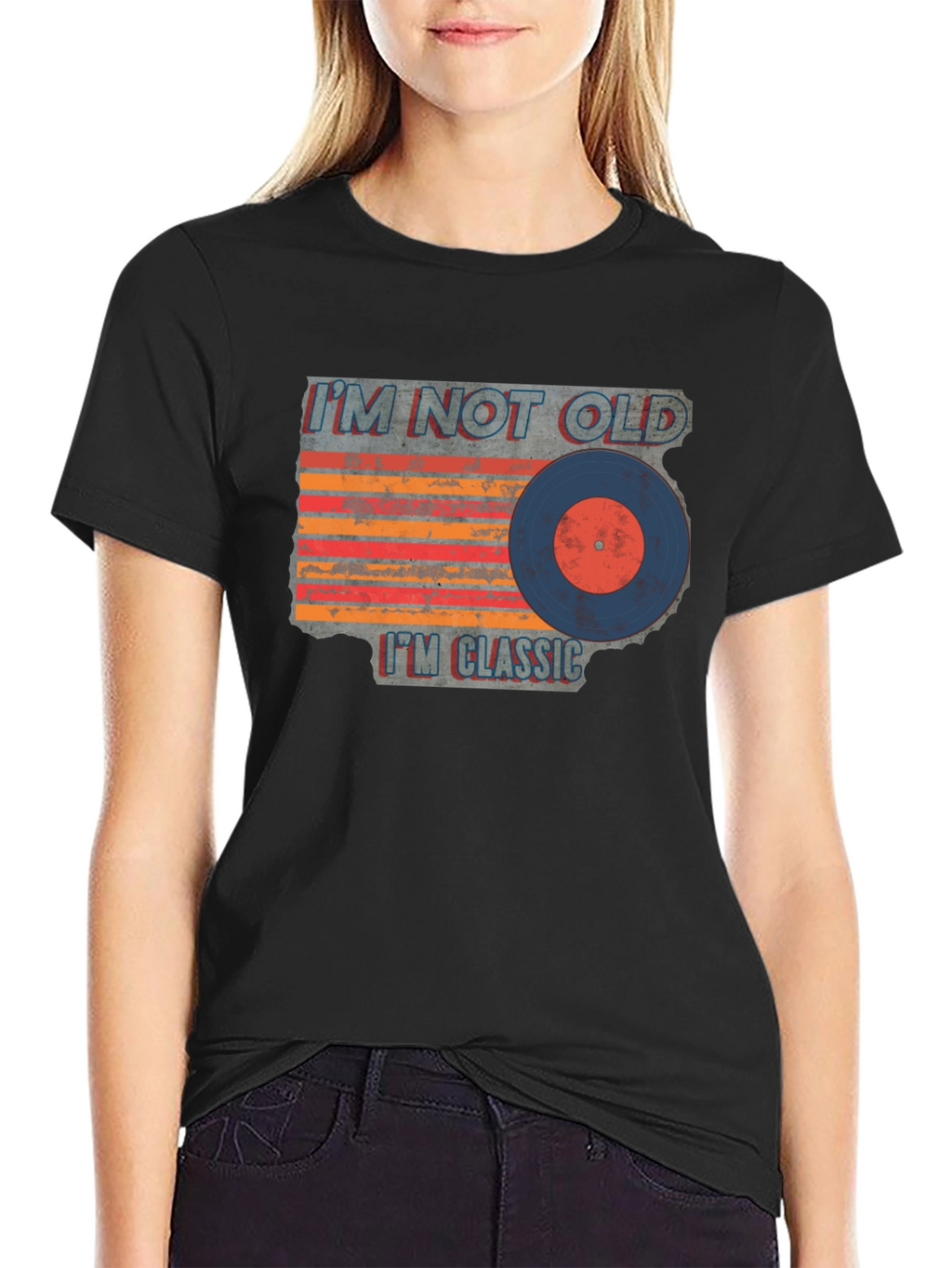 Classic Vinyl Record Graphic T-Shirt