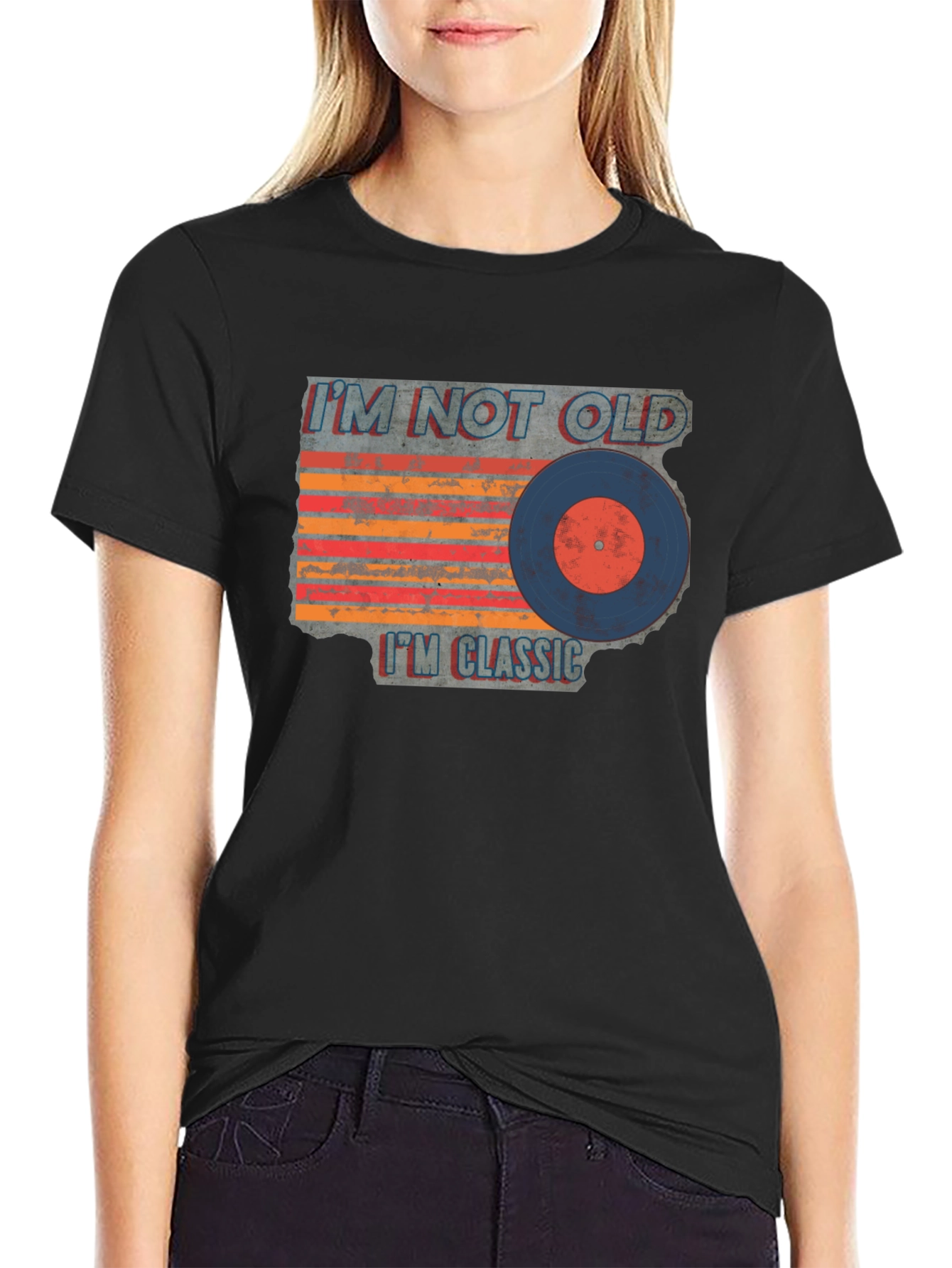Classic Vinyl Record Graphic T-Shirt