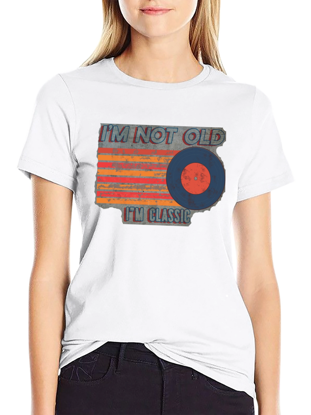 Classic Vinyl Record Graphic T-Shirt