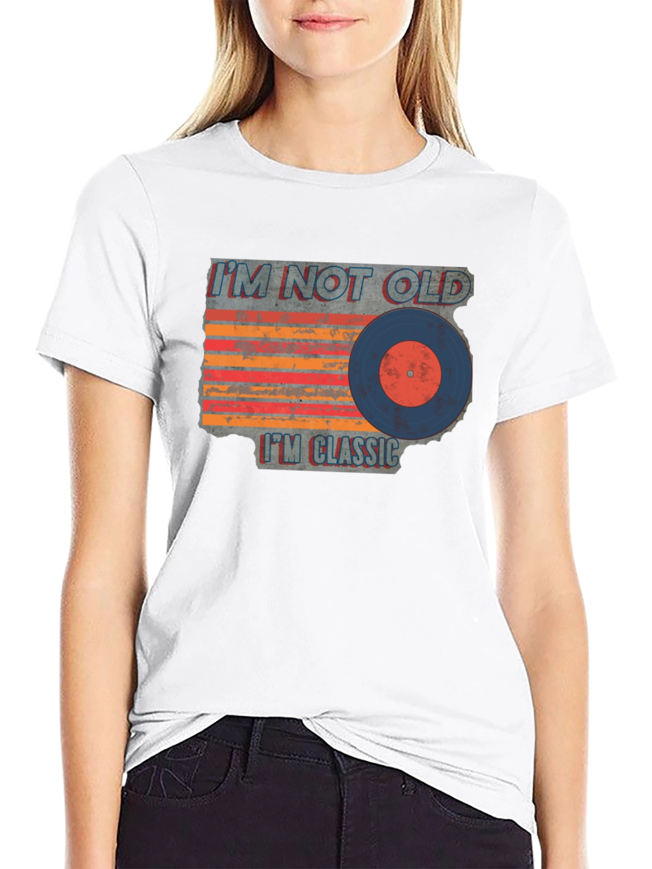 Classic Vinyl Record Graphic T-Shirt