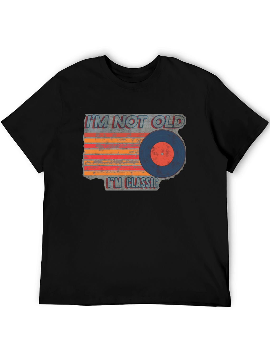 Classic Vinyl Record Graphic T-Shirt