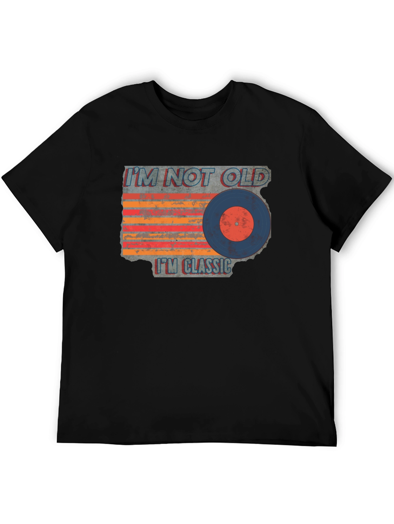 Classic Vinyl Record Graphic T-Shirt