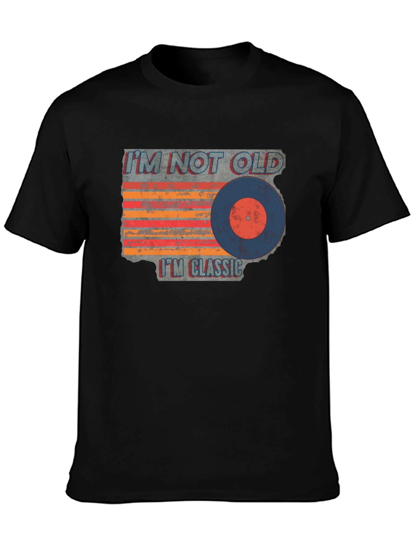 Classic Vinyl Record Graphic T-Shirt
