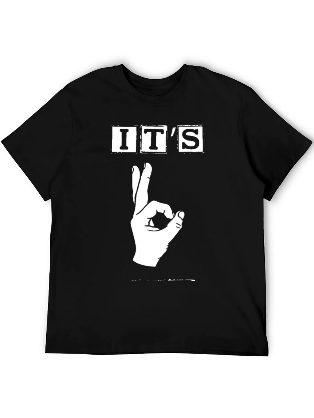 Its Okay T-Shirt - Black Graphic Tee