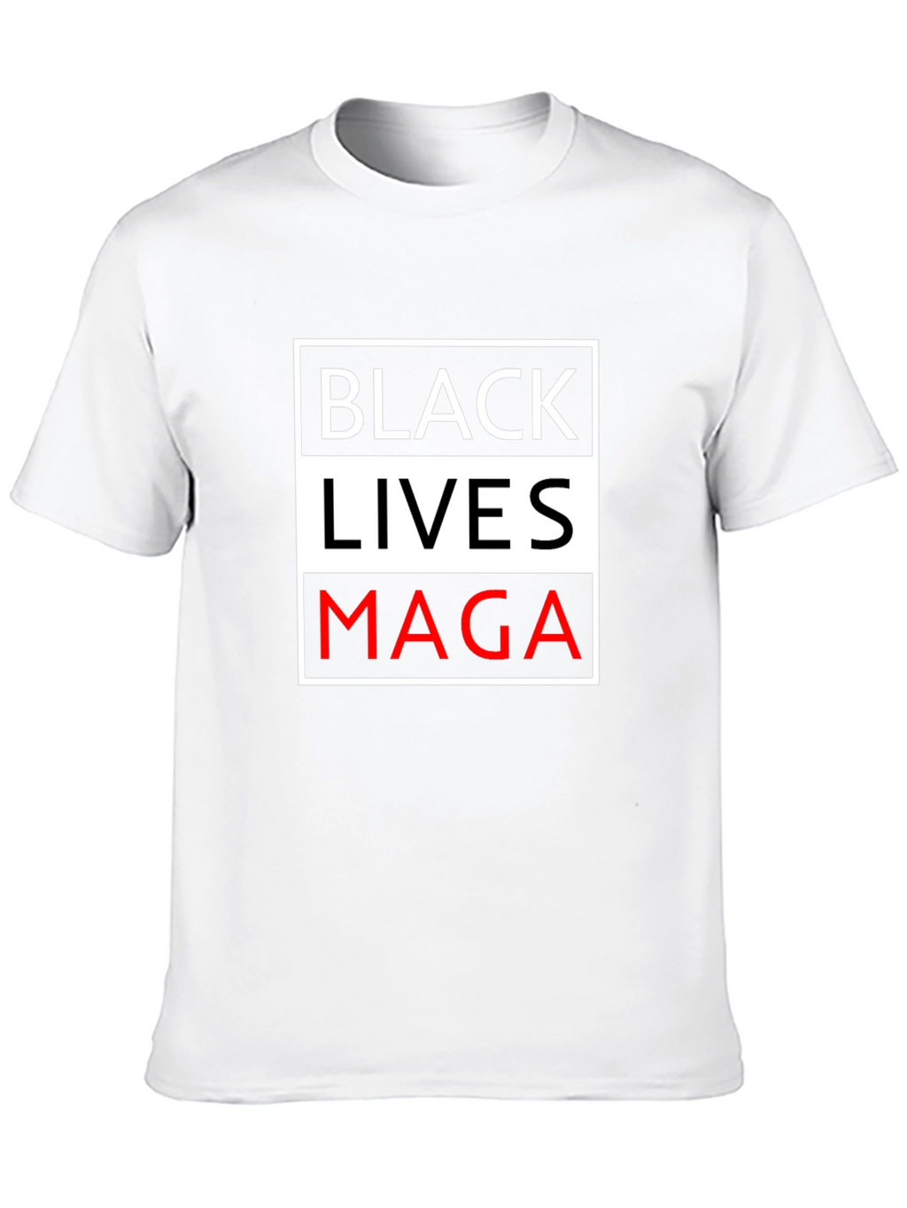 Provocative MAGA Black Lives T-Shirt