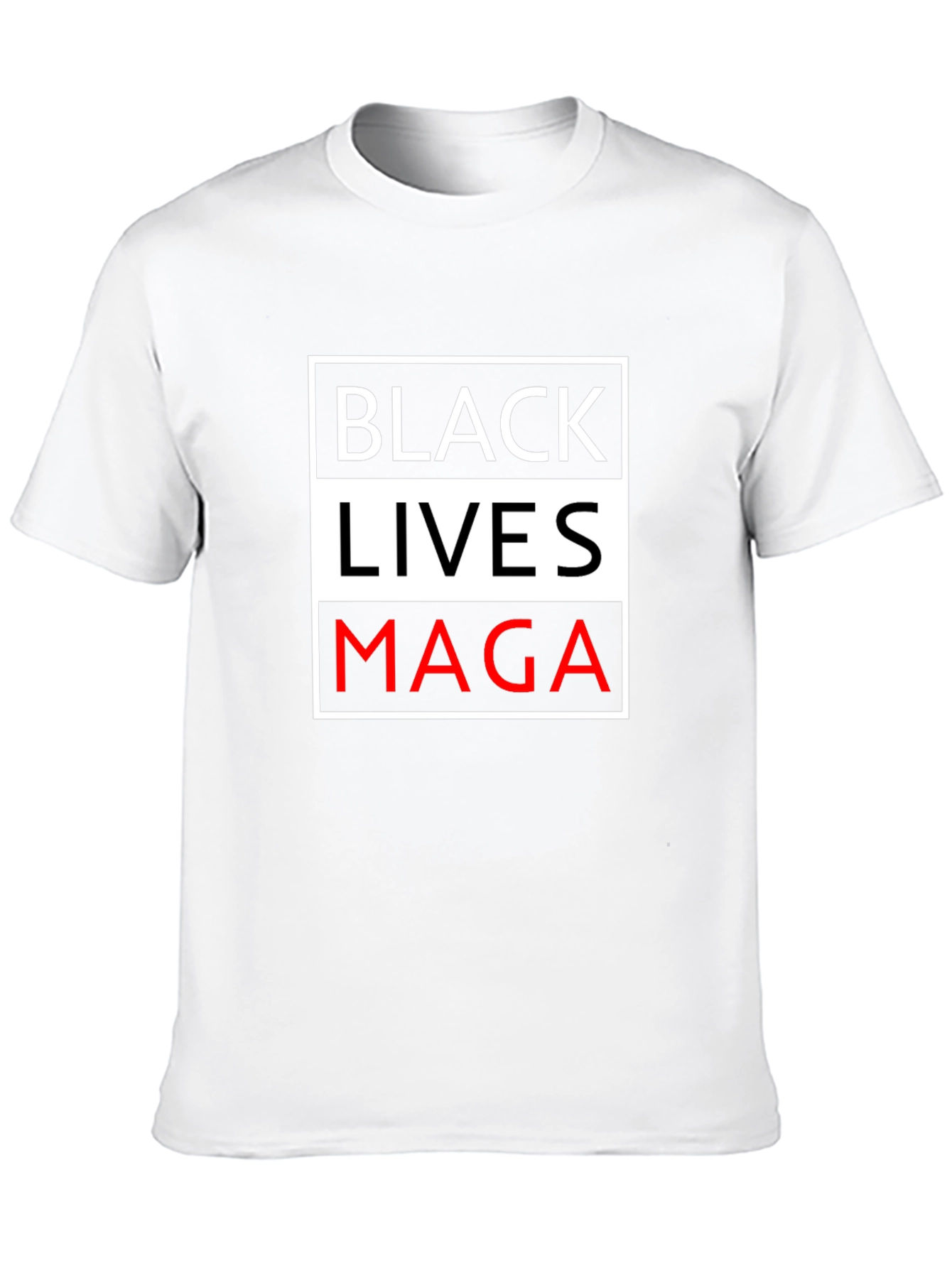 Provocative MAGA Black Lives T-Shirt