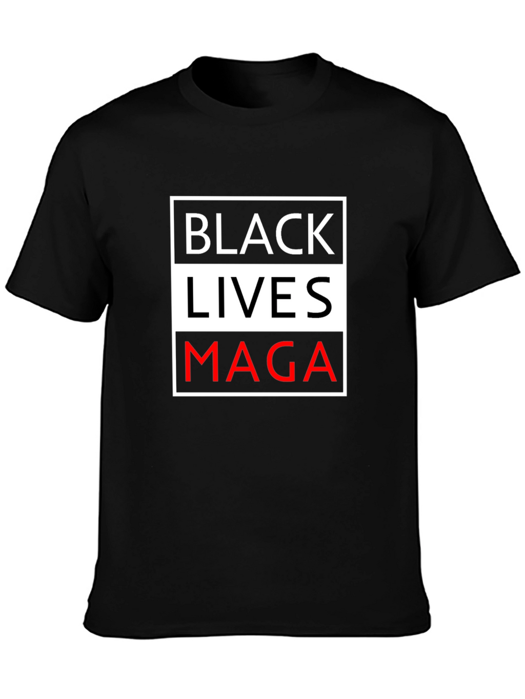 Provocative MAGA Black Lives T-Shirt