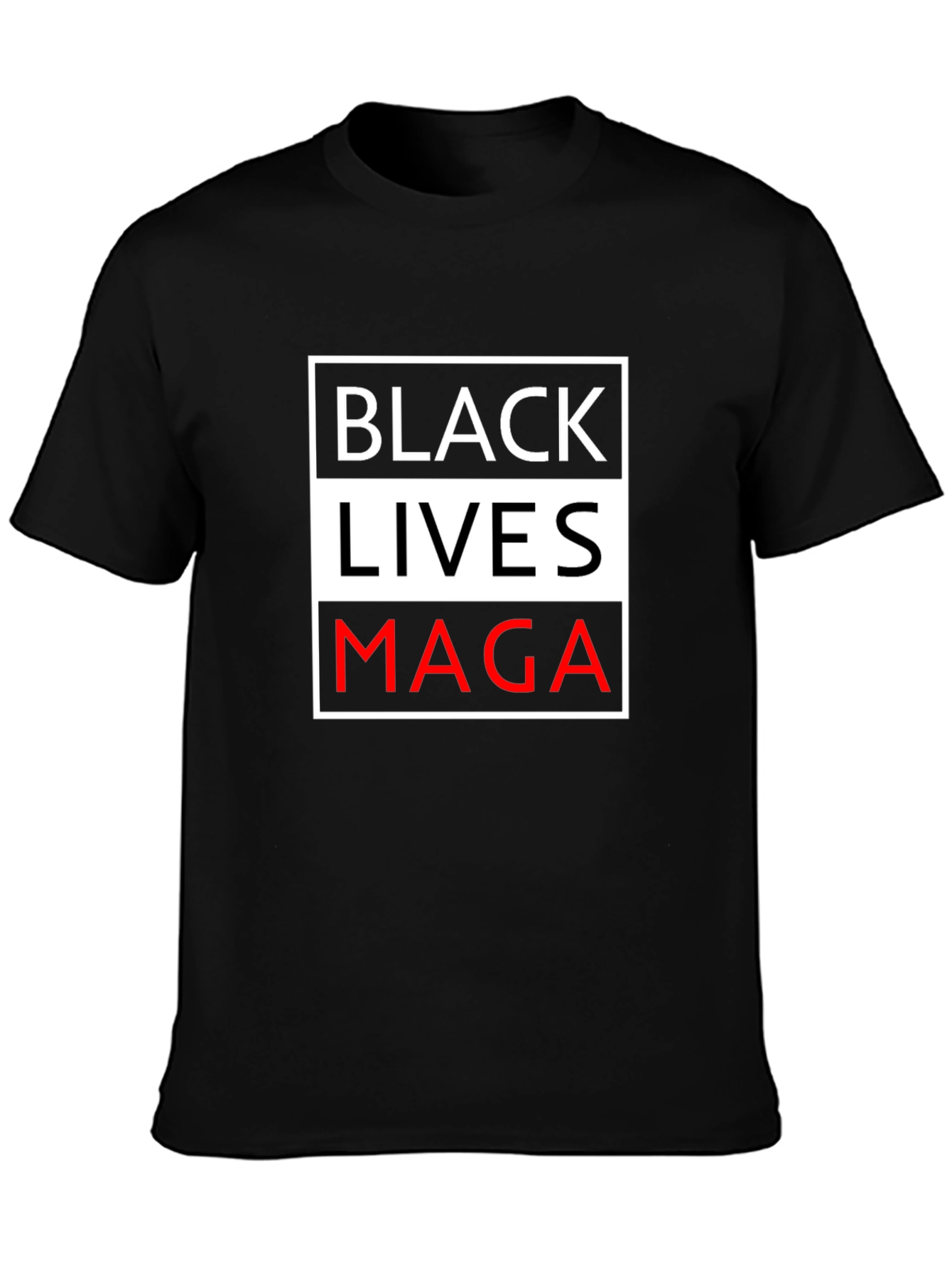 Provocative MAGA Black Lives T-Shirt